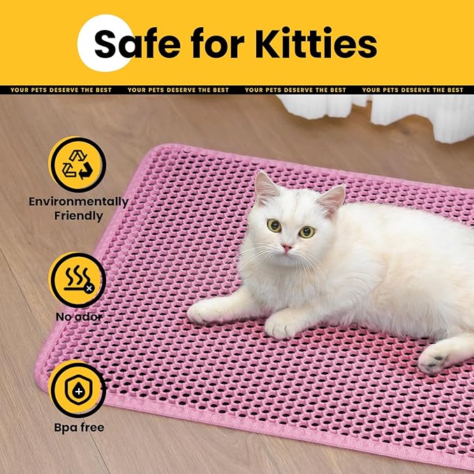 Cat Litter Mat New Size 23.6"x14.6" - Image 5