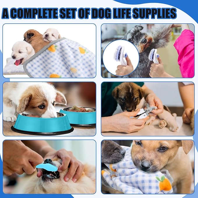 Abbylike 50 Pcs Puppy Supplies Starter Kit - Image 6