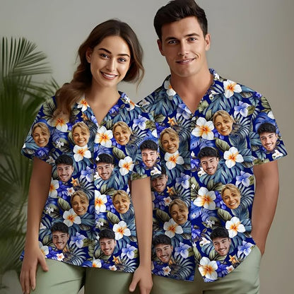 Custom Hawaiian Shirt with Face Photo Picture - Image 3