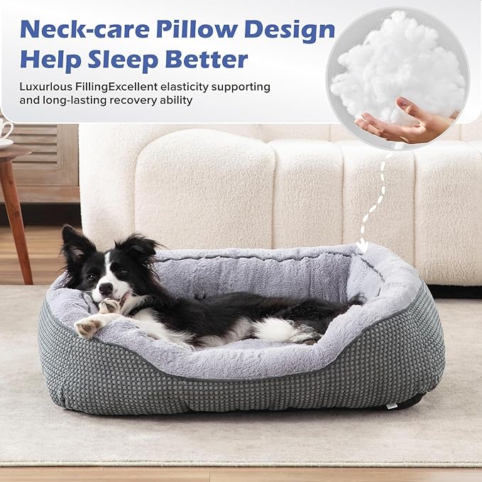 INVENHO Small Dog Bed for Small Dogs, Cat Beds for Indoor Cats Washable - Image 7