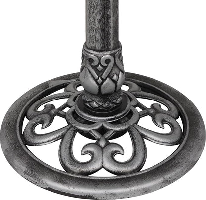 Alpine Corporation TEC116GR Outdoor Pedestal Birdbath w/Scrollwork Base and - Image 10
