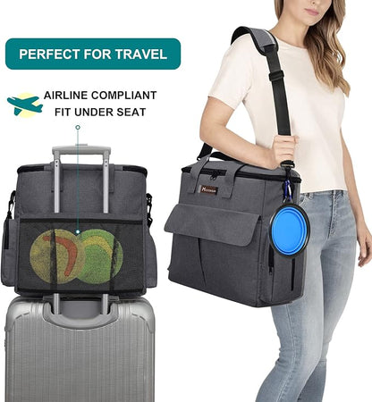 Modoker Airline Approved Pet Travel Bag, Weekend Dog Travel Set - Image 5