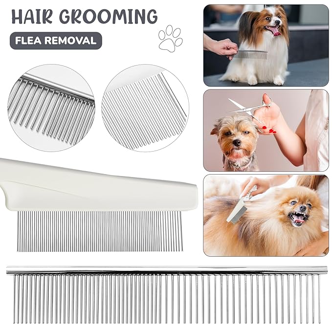 Dog Brush & Grooming Kit – 9-Piece Pet Brush & Deshedding Set - Image 6