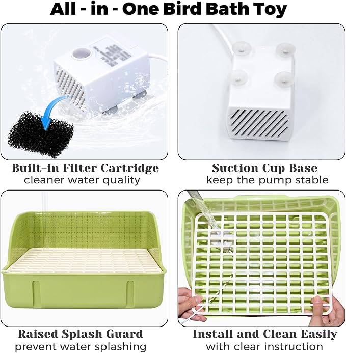 Automatic Parakeet Bird Bath - Image 5