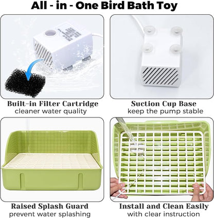 Automatic Parakeet Bird Bath - Image 5