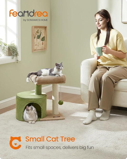 Feandrea Cat Tree, Small Cat Tower - Image 2