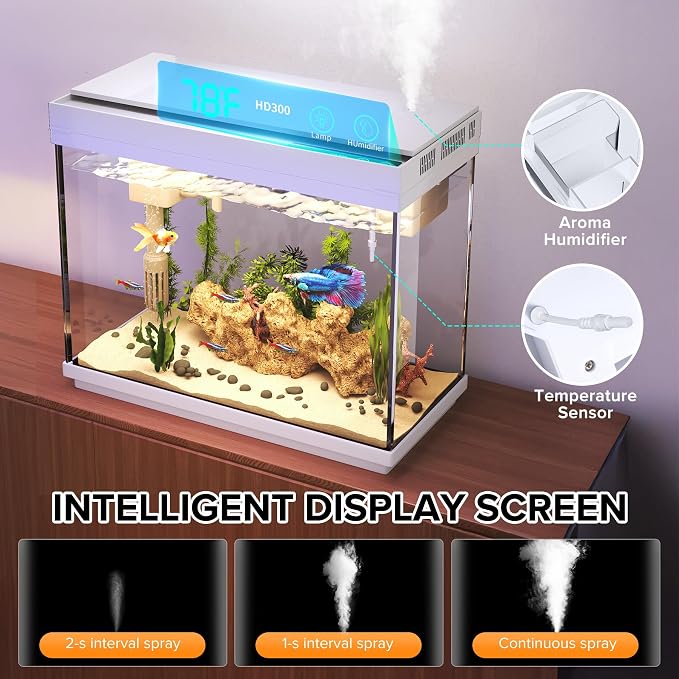 Fish Tank 2.4 Gallon Aquarium Kit - Image 4