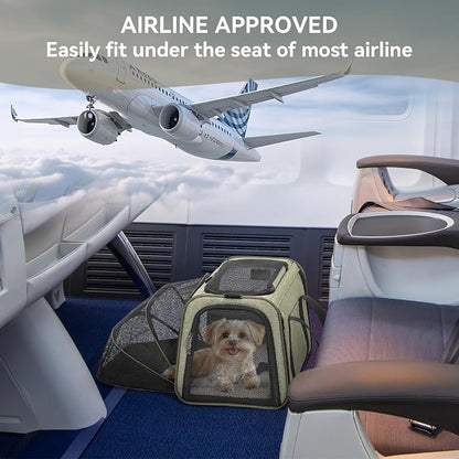 Petsfit Expandable Cat Carrier Dog Carrier, Airline Approved Soft-Sided - Image 8