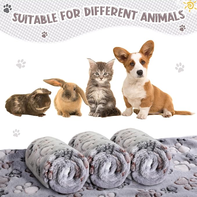 Tegeme 8 Pcs Fleece Dog Blankets - Image 5