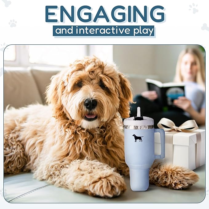 Pup Cup Tumbler Dog Toy – Cute Girl Dog Toy, Valentines & Birthday Gift - Image 5