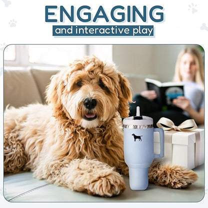 Pup Cup Tumbler Dog Toy – Cute Girl Dog Toy, Valentines & Birthday Gift - Image 5
