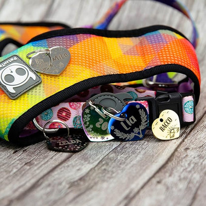 Personalized Dog Tag with 5 Lines of Custom Deep Engraved Durable Stainless - Image 2