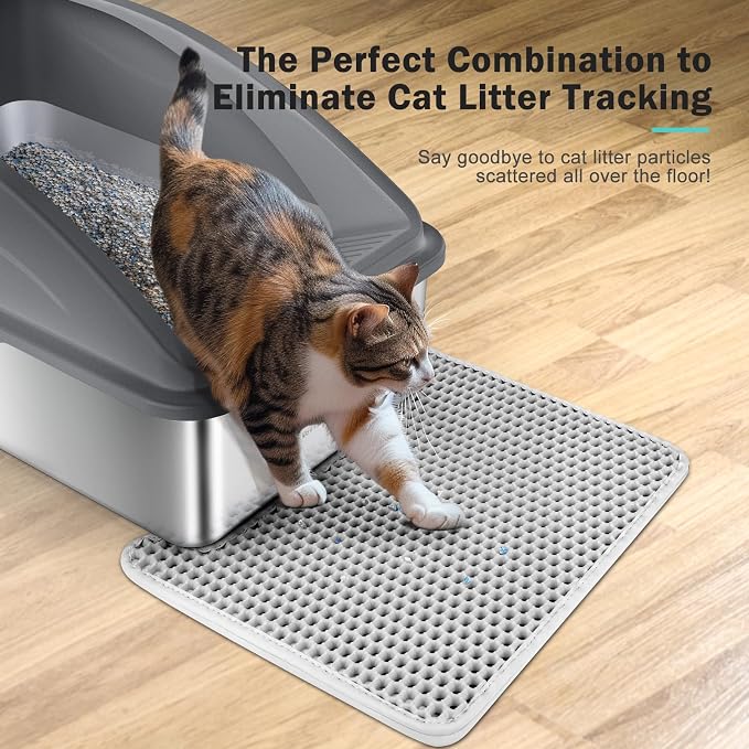 Stainless Steel Litter Box | XL Enclosed Cat Litter Boxs - Image 7