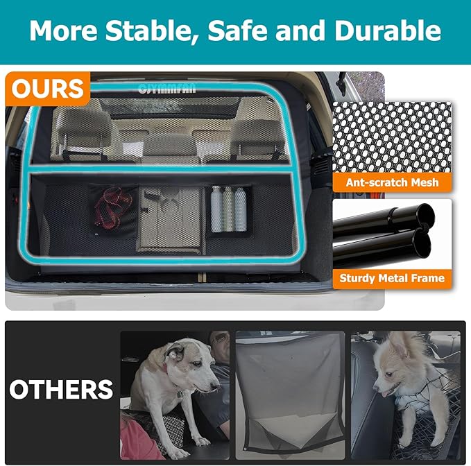 Dog Barrier for Car Back Seat & Cargo Area - Image 5