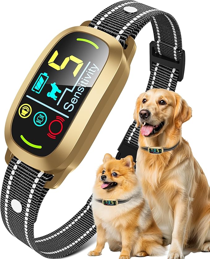 Smart AI Bark Collar for Large Medium Small Dogs, Anti Barking Device by Unknown