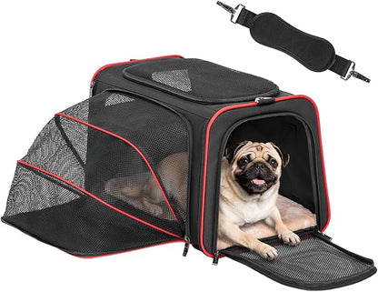 Petsfit Expandable Dog Carrier Large Cat Carrier, Soft-Sided Portable by Petsfit