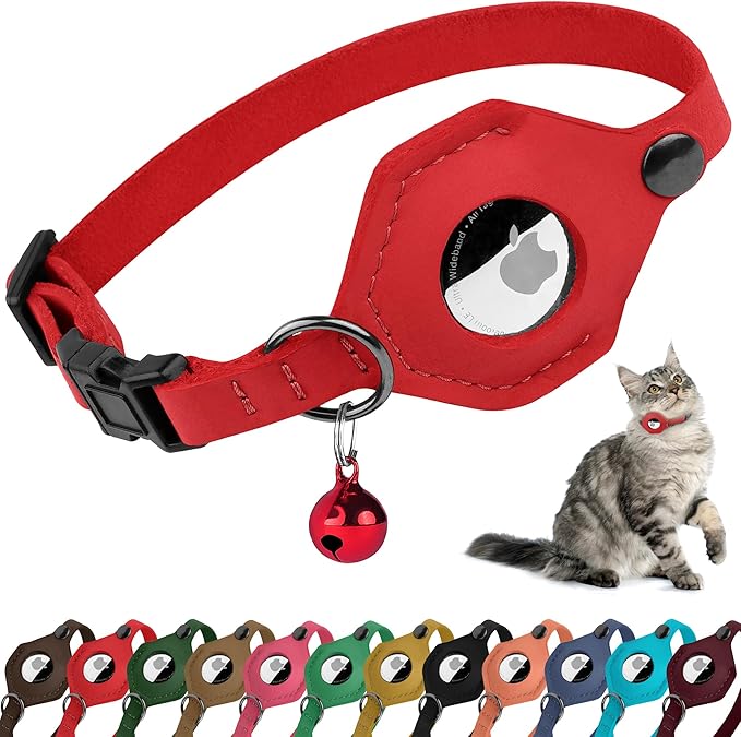 Breakaway Airtag Cat Collar by BUDKAS