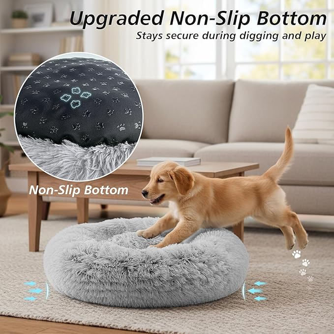 JOLLYVOGUE Calming Dog Bed for Small Dogs - Image 5