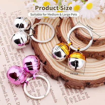 Dog Collar Bells, 2 Pack Extra Loud Dog & Cat Bells - Image 7