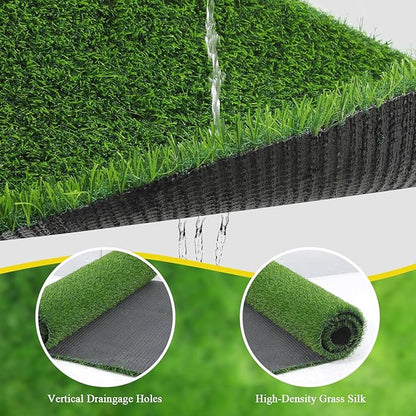 Bsmathom Artificial Grass Rug Indoor Outdoor Rug, 3x5Ft Dog Grass Mat - Image 4