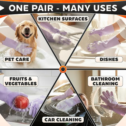 ALPENKOK Silicone Dish Gloves - Image 5