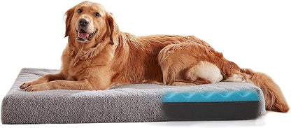 Orthopedic Extra Large Dog Bed for Large Dogs, 41 inches XL Washable by WATANIYAPET
