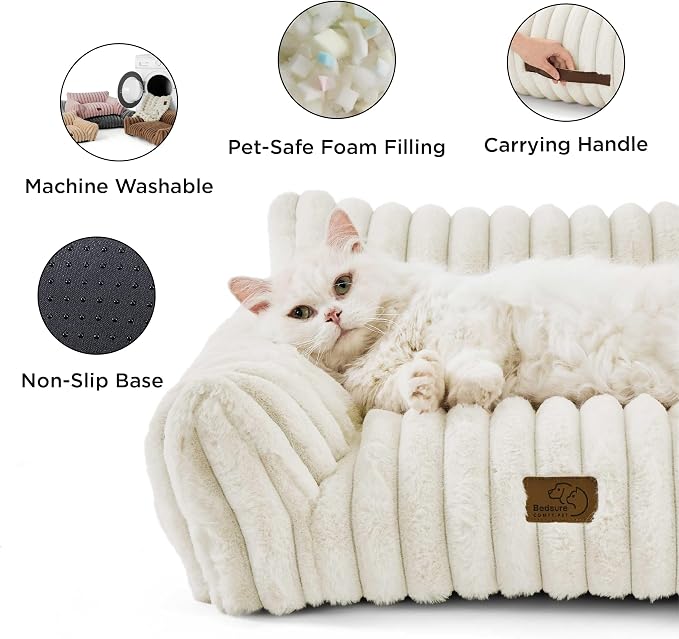 Bedsure ComfyFleece™ Cute Dog Couch - Image 5