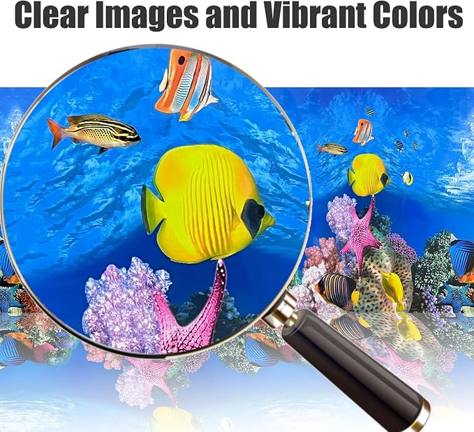 Aquarium Background Poster Water Plants 3D Coral Fish Tank Background Picture - Image 3