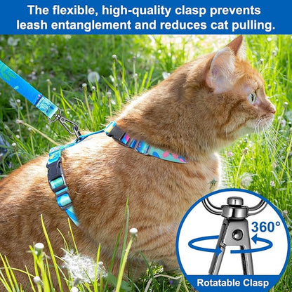 Cat Harness and Leash Set with Matching Collar – Escape Proof Harness - Image 2