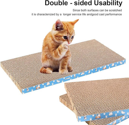8 Packs in 1 Cat Scratch Pad, Cat Scratcher Cardboard, Reversible, Durable - Image 4