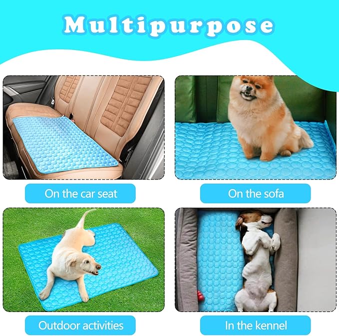 Dog Cooling Mat for Dogs, Pet Cooling Pad Bed for Dog Easy Washable for All - Image 5