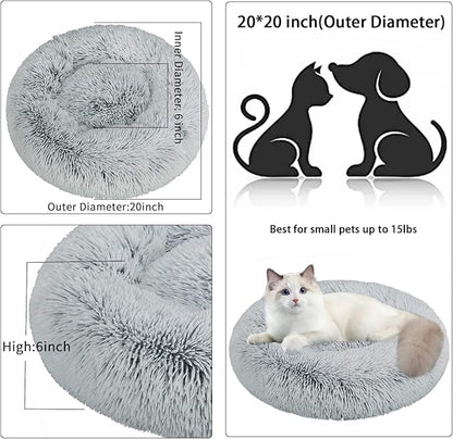Cat Beds for Indoor Cats, 20 Inch Dog Bed for Small Melium Large Dogs, - Image 5