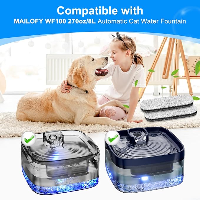 8PCS Dog Water Filter Compatible - Image 2