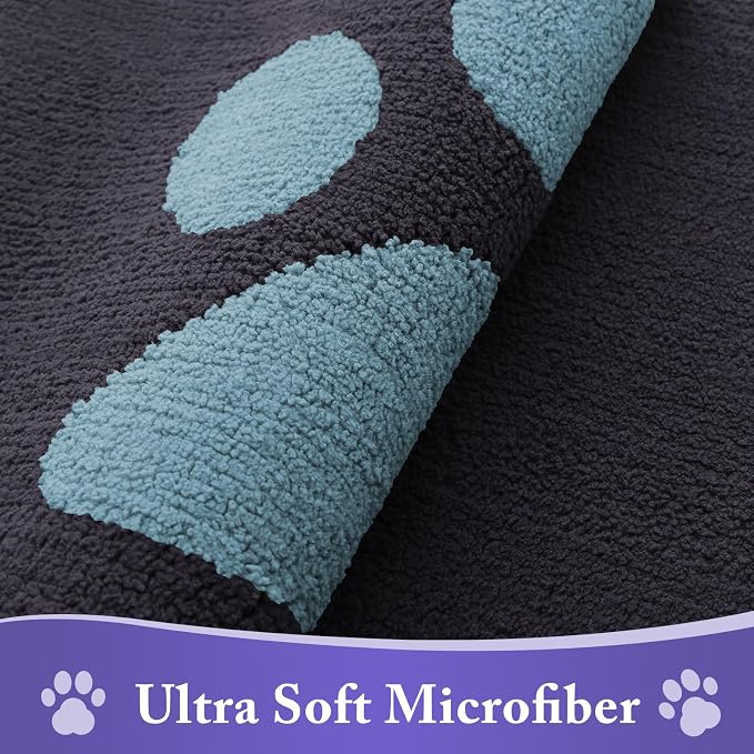 Buganda Dog Door Mat for Muddy Paws, Absorbent Dirt Trapper Non Slip Indoor - Image 3