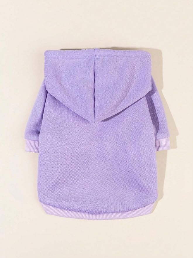 QWINEE Basic Dog Hoodie Sweatshirt Puppy Sweater Warm Cat Costumes Pet Clothes - Image 5