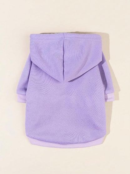 QWINEE Basic Dog Hoodie Sweatshirt Puppy Sweater Warm Cat Costumes Pet Clothes - Image 5