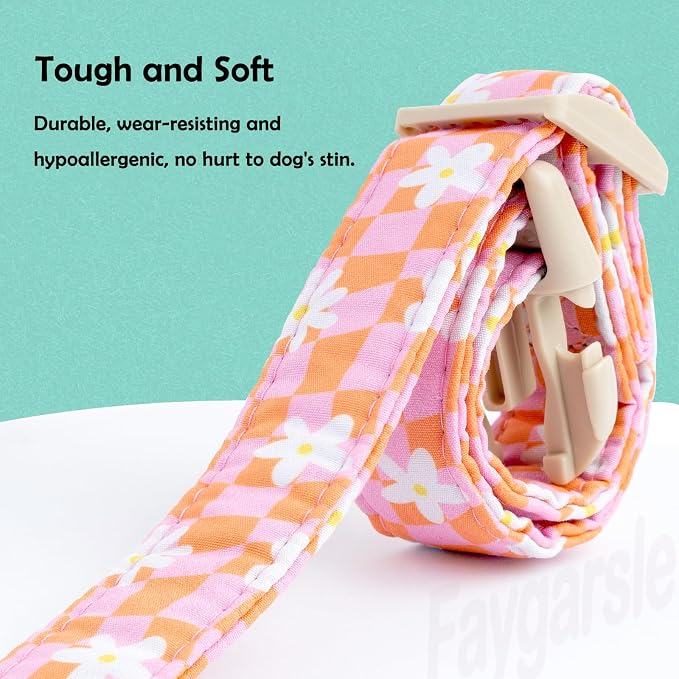 Faygarsle Floral Dog Collar, Spring Summer Design - Image 3