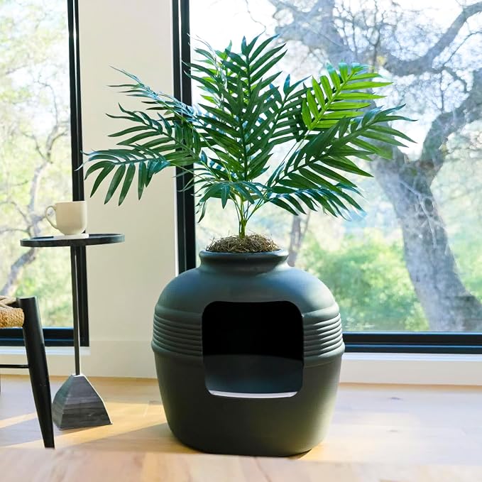 Good Pet Stuff Hidden Litter Box Planter, Decorative Cat Litter Enclosure - Image 13
