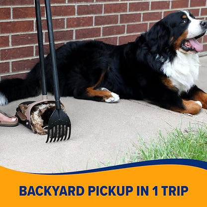 Arm & Hammer Dog Pooper Scooper Swivel Bin & Rake, Poop Scoop - Image 5
