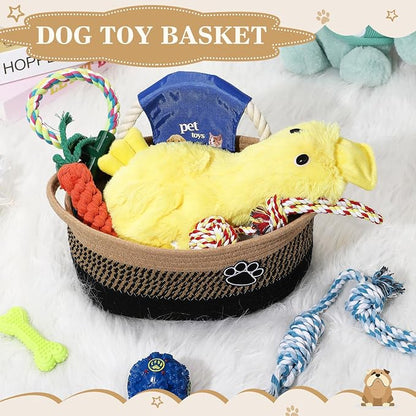 Zopeal Puppy Dog Toy Gift Storage Basket - Image 4