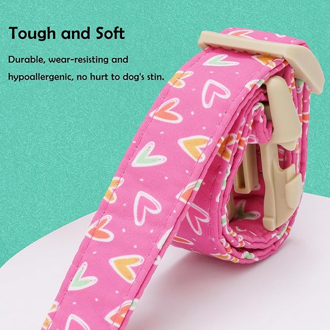 Faygarsle Valentine's Day Dog Collar, Adjustable Pet Collar - Image 3