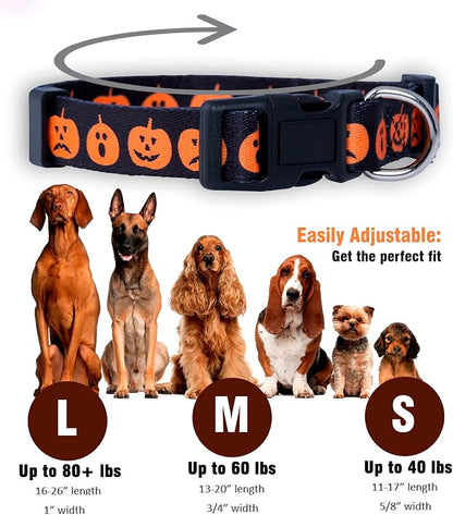 Native Pup Halloween Dog Collar- Spooky Fall Themed Horror Costume Collars- - Image 3