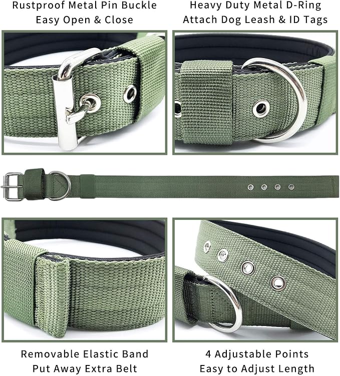 Heavy Duty Tactical Dog Collar - Image 3