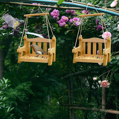 Notakia Set of 2 Swing Wild Bird Feeder Stand - Image 7