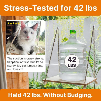 Cat Hammock with Industrial-Grade Suction Cups - Image 3