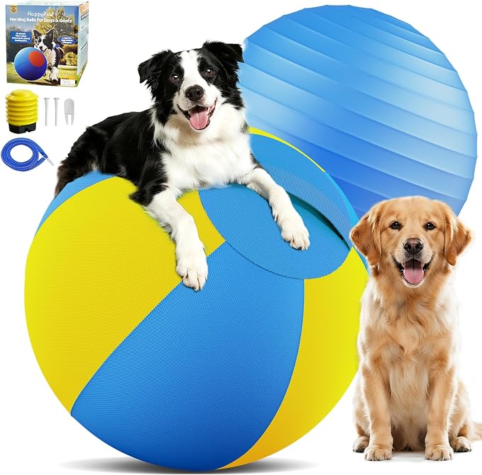 Happypaw 18'' Herding Ball for Dogs – Enhanced Chew Resistance & Heavy-Duty - Image 2