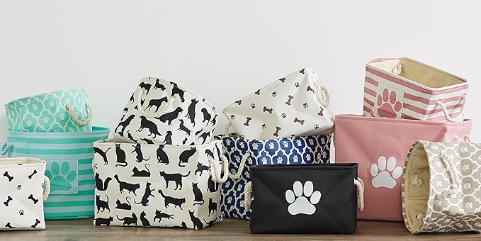 Bone Dry Pet Storage Collection Collapsible Bin, Small Rectangle - Image 6