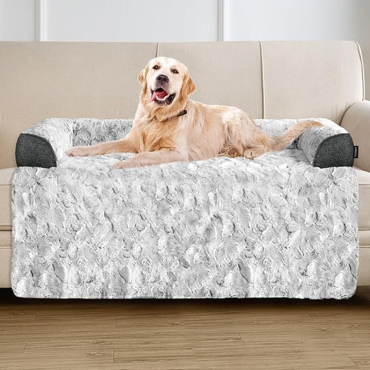 Calming Extra Large Dog Bed for Couch, 45 x 37 inch Removable Couch Cover for by blunique