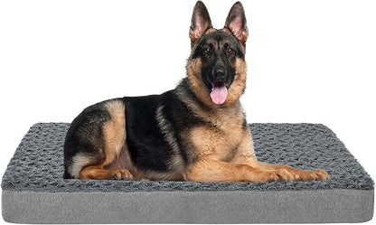 Jumbo Human Dog Bed, Orthopedic Memory Foam Pet Mat, Washable Dog Crate Bed by ABETTERLIFEWITHPET