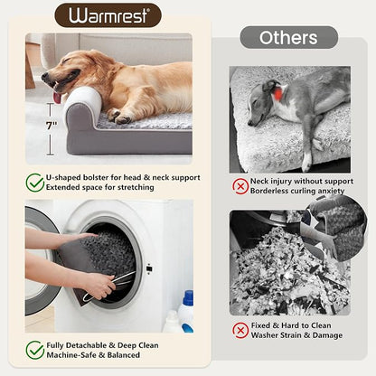 Large Dog Beds Large Sized Dogs 45x35x7 Inch, Orthopedic XXL XL Dog Bed - Image 3